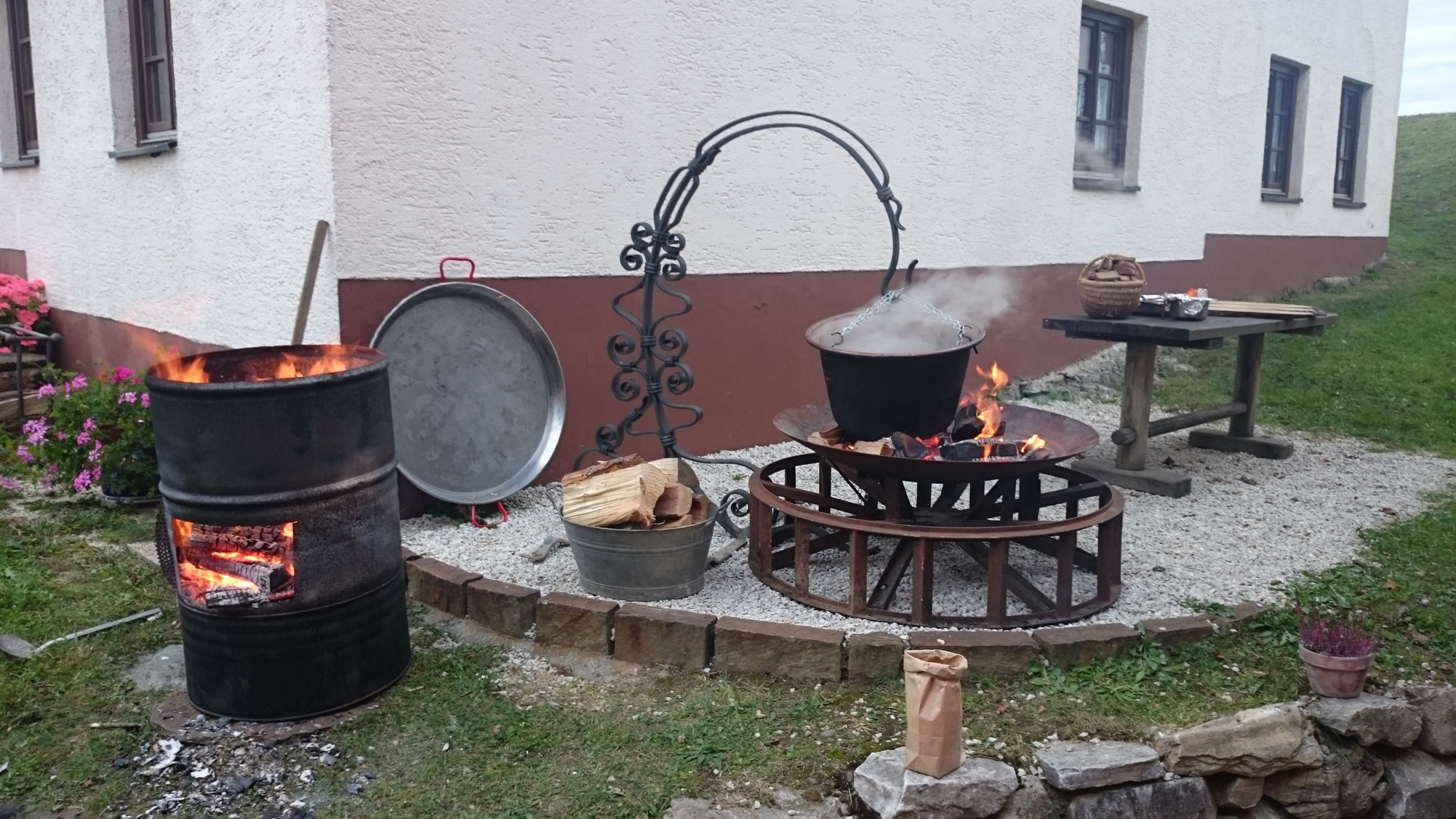 Küchenkult Naturküche unplugged im Gasthof Messnerei Sternberg